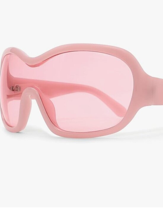 Wrap Around Pink Sunglasses main image 5